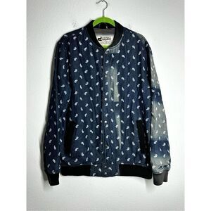 Rare Vintage D-Struct Project Men’s Denim Jacket Sz L Button Up See Description